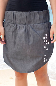 Faith Braille’ Womens Black Skirt – Ambassador