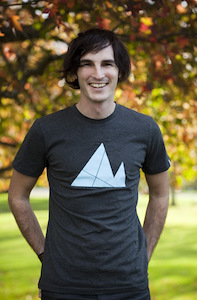 ‘Move Mountains’ Mens Charcoal T-Shirt – Ambassador