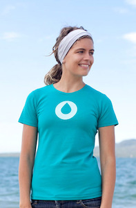 ‘Made Complete’ Womens Turquoise Tee – Ambassador