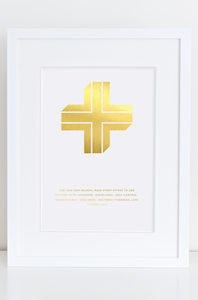 Add to Faith: ‘Add to’ Gold Foil Print – Ambassador