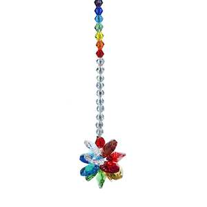 20cm Colorful Star Prism Suncatcher