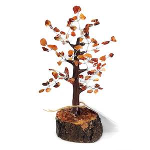 Ornaments Decor: Carnelian Chip Crystal Tree