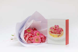 Deluxe cake kit & flowers