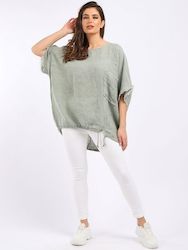 GEMMA- Drawstring Hem Top