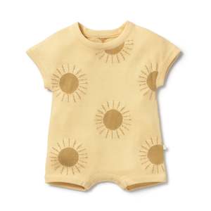 Romper: Wilson & Frenchy - Sunshine Organic Knitted Growsuit