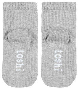 Toshi Organic Socks Ankle Dreamtime - Ash