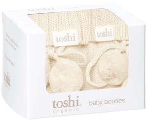 Toshi Organic Booties Marley - Feather