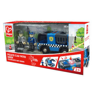 Hape - Police Car with Siren