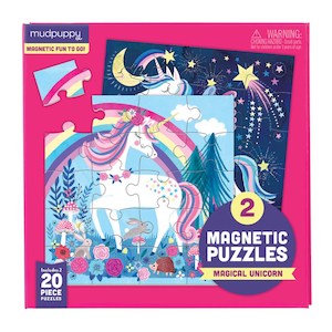 Puzzles: Mudpuppy Magnetic Puzzle- Unicorn