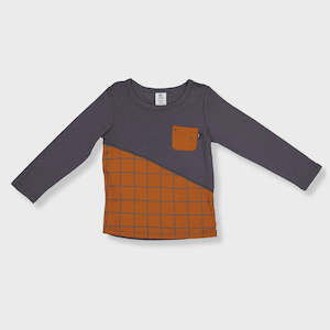 Little Flock of Horrors - Pick Pocket Tee - Rust Check