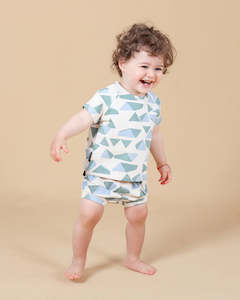 Boy Shirts: Tiny Tribe Geometric Rocks Set