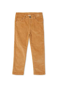 Boys Pants: Milky Caramel Cord