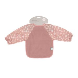 Baby First Long Sleeve Bib - Dusty Pink