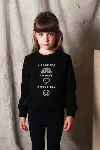 Girls Tops: *Last Size* Tiny Tribe Good Day Sweat Top - Size 7yr