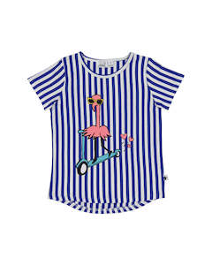 Girls Tops: Kissed by Radicool Florence Flamingo Tee