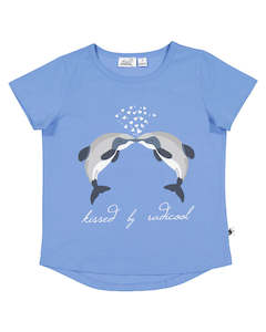 Kissed by Radicool Dolphin Love Tee