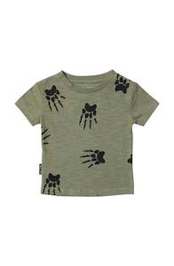 Baby Girl Tops: *Last One* Tiny Tribe Paw Tee - Size 0