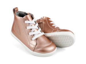 Boys Footwear: Bobux I Walk - Alley-Oop Rose Gold