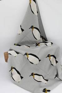 Beau Cotton Penguin Parade Blanket