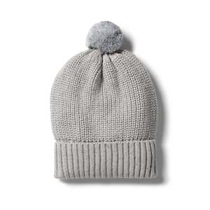 Wilson & Frenchy Knitted Hat - Glacier Grey Fleck