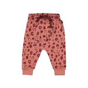 Baby Girl Sale: *Last Size* Little Flock of Horrors Asher Pant Rosebud Cheetah -3-6mth