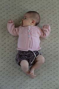 Handknit Baby Cashmerino Jersey  - Pink