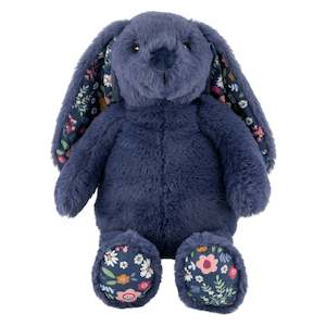 Soft Toys: Lily & George - Flopsy Bunny - Floral Sapphire