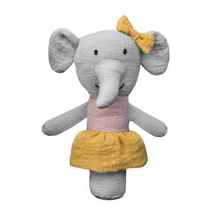 Soft Toys: Lily & George - Effie the Elephant Stick Rattle