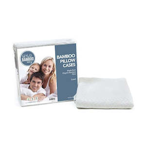 Bamboo Pillow Case Standard Size - Silver