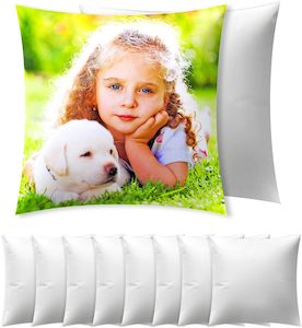 Printable fabric: Sublimation Pillow Cases 40 x 40 cm Blank - Set of 10