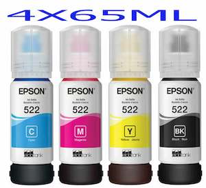 Epson Ink T522 Full set 65ml Each - Orignal Epson T522 INK