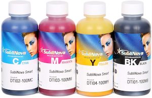 Ink And Toner: Sublimation ink 4x 100ml