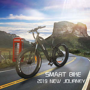 E Bikes Scooters 1: Electric Smart Bike - 26” Fat Tyre