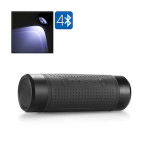 Waterproof Bluetooth Speaker with Flashlight