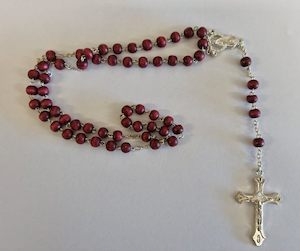 Jewellery: Rosary-ROSEWOOD & ROSE SCENTED ROSARY