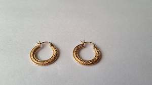 Night out hoop earrings