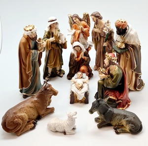 Nativity set - 11 Piece Nativity Scene