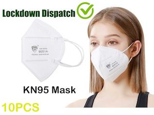 Health Safety: 10 x KN95 PM Face Masks