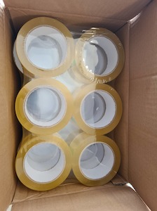 Office Supplies: Packing Tape Box of 36 rolls - 48mm x 100m