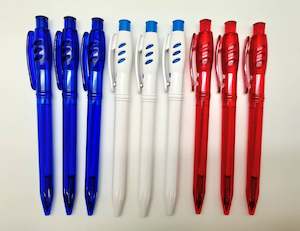 Office Supplies: Blue Ball Point Prima Pens - Blue ink - Bulk Buy 50