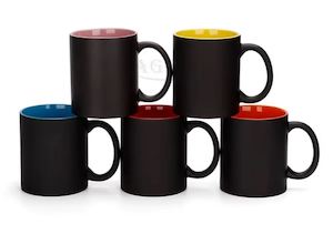 Heat Press Transfer Accessories: Sublimation Color Changing Mug With Colors Inner - Heat Sensitive