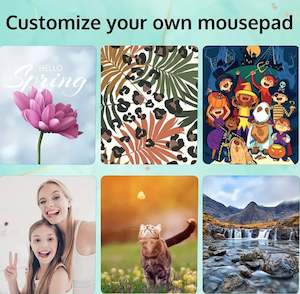 Heat Press Transfer Accessories: Sublimation Mouse Pad Blanks x10