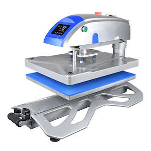 Heat Press Transfer Accessories: 40x50cm Portrait Swing-away Electric Heat Press Machine With Drawer