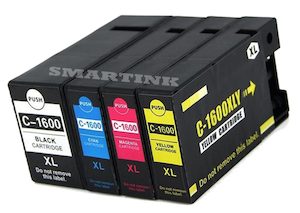 Cartridge Canon: Canon PGI1600 XL PGI1600XL x4 Ink Cartridge BK+C+M+Y Full Set Premium A+