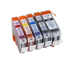 Canon PGI520 CLI-521 Cartridges x 5