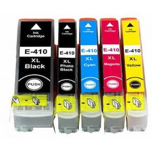 Cartridge Epson: Epson 410 XL Ink Cartridges Suits Printers XP 530, XP 540, XP 630, XP 900, Comp.