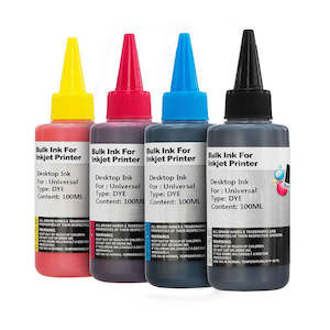 Cartridge Ink: Universal Ink Refill x 4