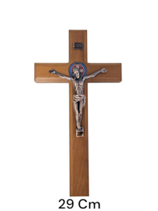 St Benedict Wood Crucifixes -(29) cm