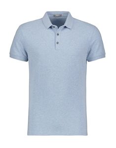 Him: Plain Stretch Cotton Golf Shirt