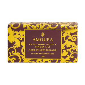 Amoura Luxury Soap - Angel Wing Lotus & Ginger Lily 150g